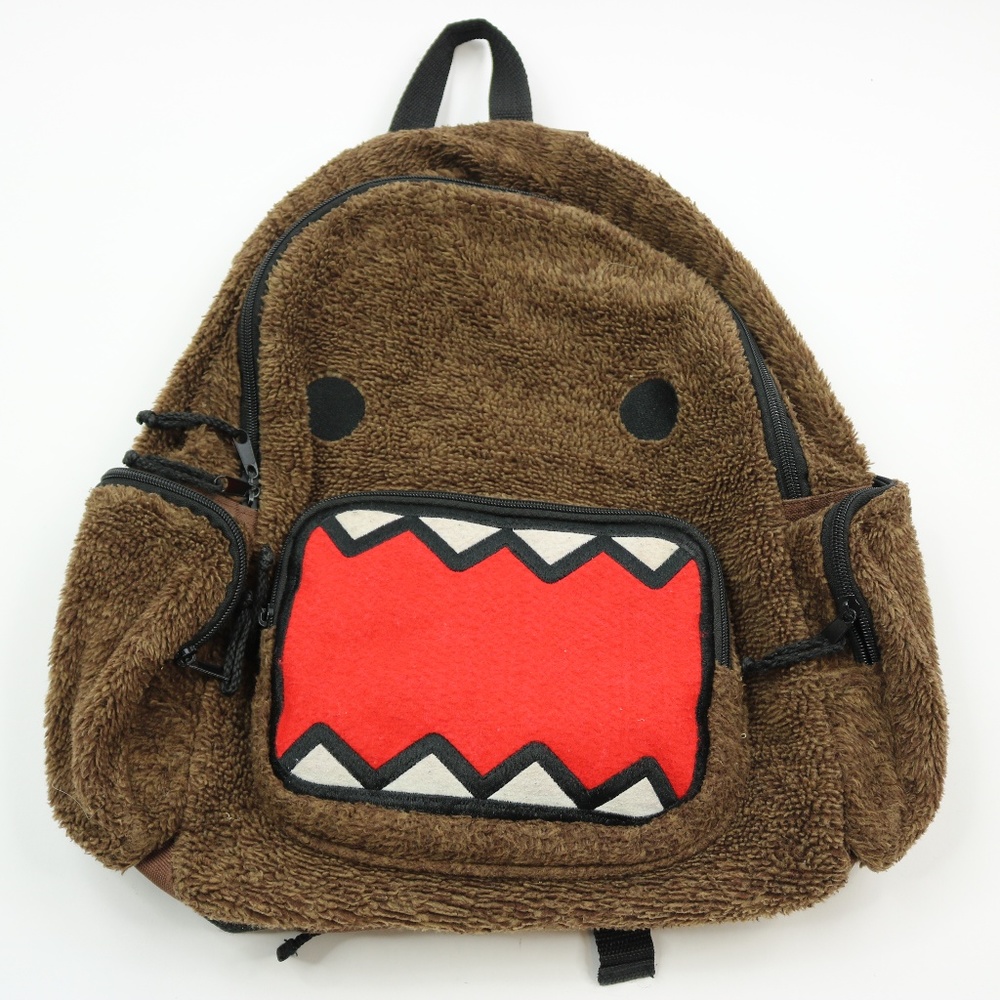 Domo Kun Brown Backpack Kids Youth